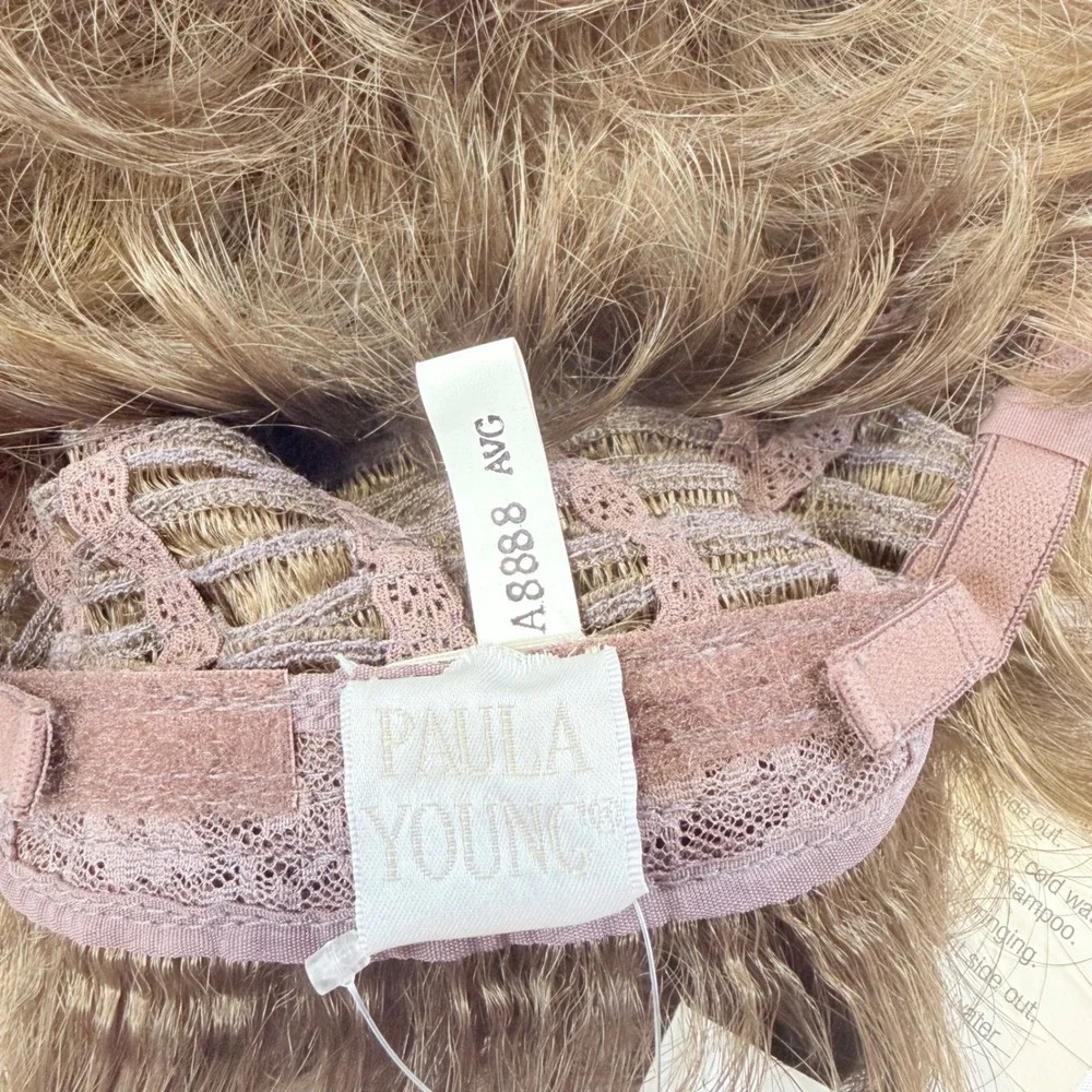 Paula Young Rockwood-A Wig Womens Average Size 10 Brown Short Layered Synthetic